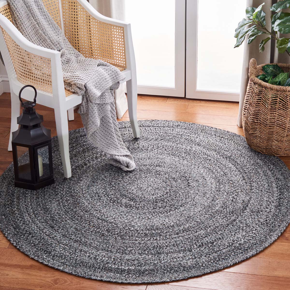 Safavieh Braided 800 Rug, BRD800 - Grey / Charcoal
