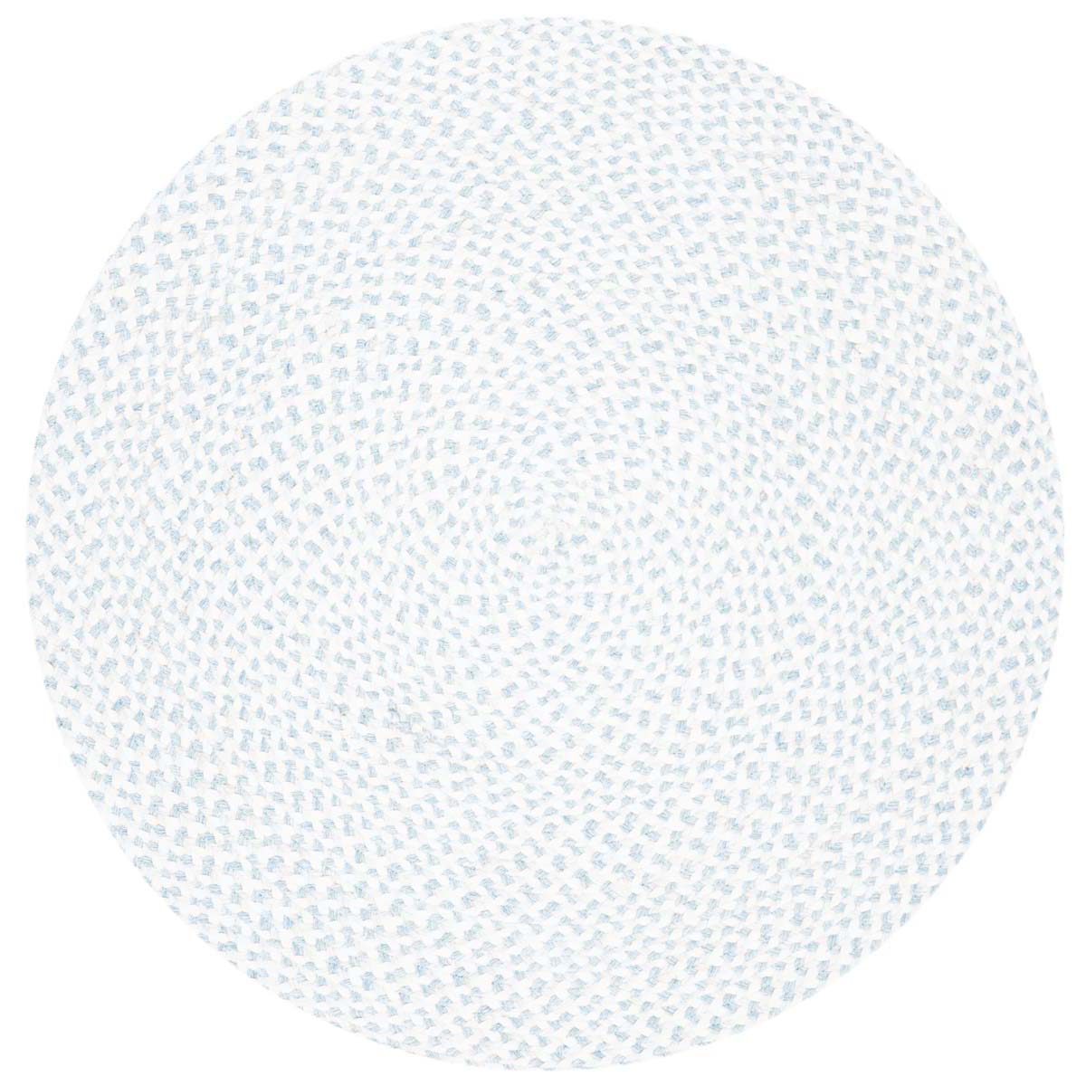 Safavieh Braided 801 Rug, BRD801 - Ivory / Light Blue