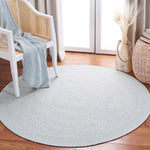 Safavieh Braided 801 Rug, BRD801 - Ivory / Light Blue