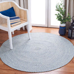 Safavieh Braided 801 Rug, BRD801 - Blue / Ivory
