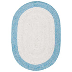 Safavieh Braided 902 Rug, BRD902 - Ivory / Blue