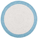 Safavieh Braided 902 Rug, BRD902 - Ivory / Blue