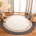 Safavieh Braided 903 Rug, BRD903 - Charcoal / Ivory