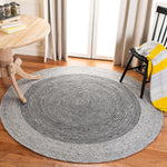 Safavieh Braided 904 Rug, BRD904 - Grey / Black