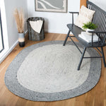 Safavieh Braided 904 Rug, BRD904 - Grey / Ivory