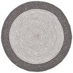 Safavieh Braided 904 Rug, BRD904 - Charcoal / Ivory