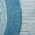 Safavieh Braided 904 Rug, BRD904 - Teal / Ivory