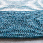 Safavieh Braided 904 Rug, BRD904 - Teal / Ivory