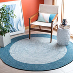 Safavieh Braided 904 Rug, BRD904 - Teal / Ivory