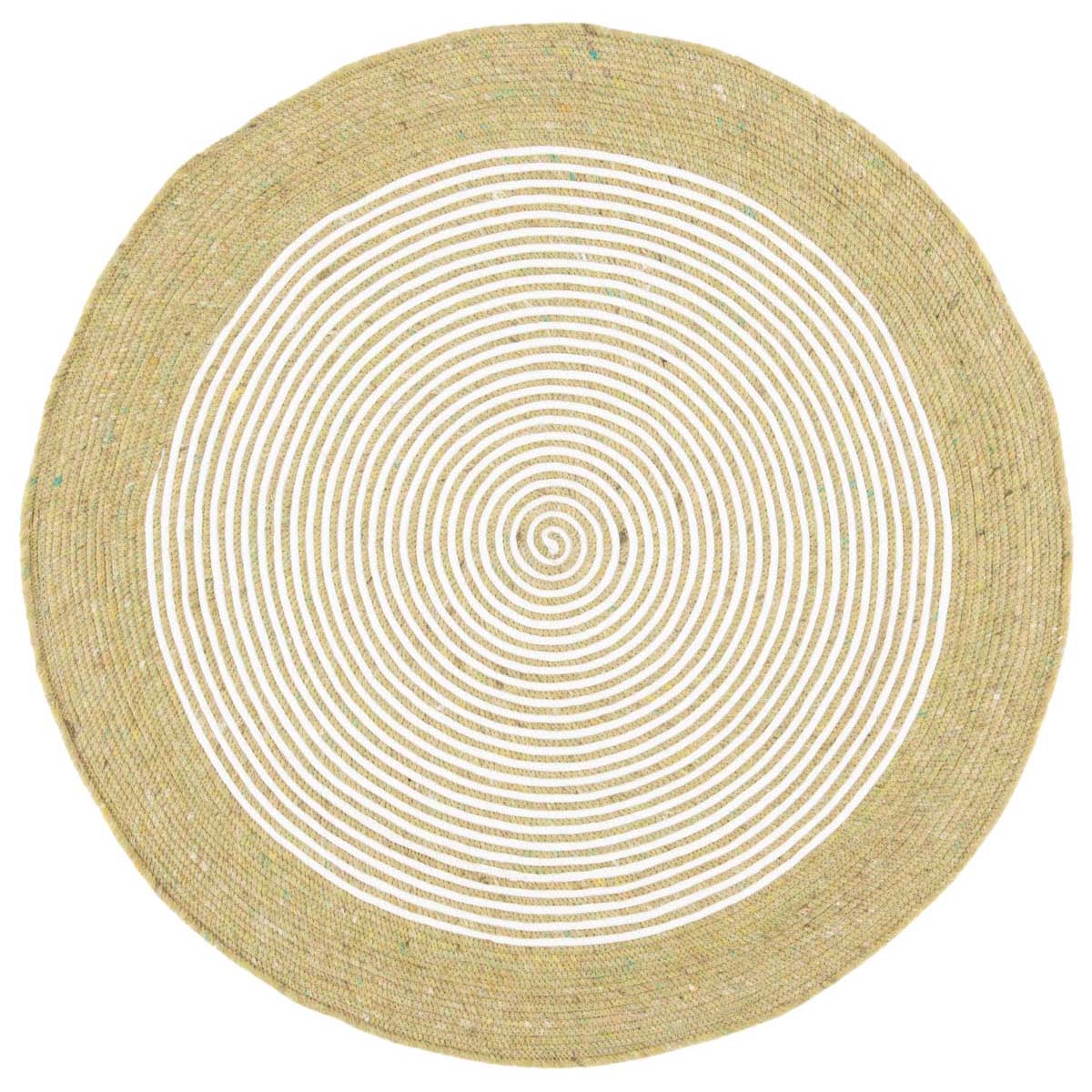 Safavieh Braided 904 Rug, BRD904 - Green / Ivory