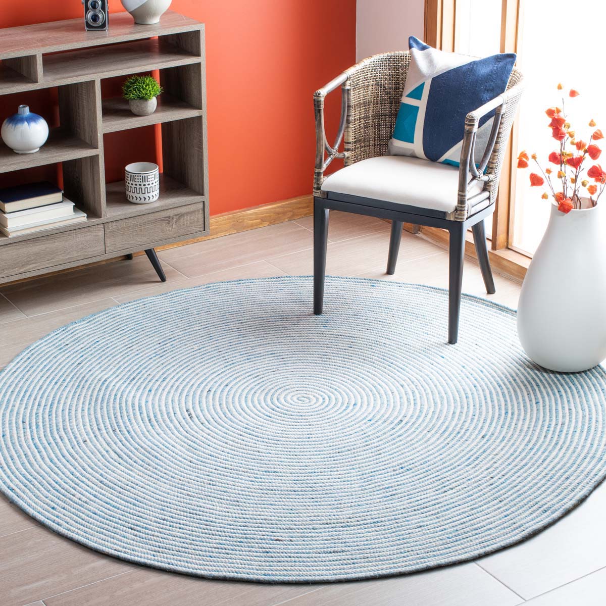Safavieh Braided 905 Rug, BRD905 - Blue / Ivory