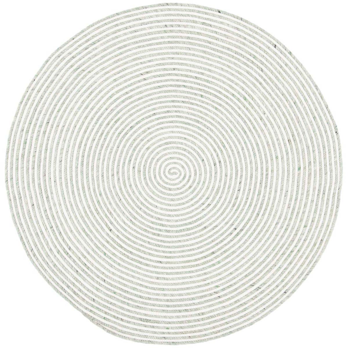 Safavieh Braided 905 Rug, BRD905 - Green / Ivory