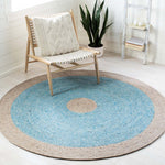 Safavieh Braided 908 Rug, BRD908 - Blue / Beige