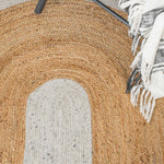 Safavieh Braided 910 Rug, BRD910 - Light Grey / Natural