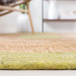 Safavieh Braided 910 Rug, BRD910 - Green / Natural