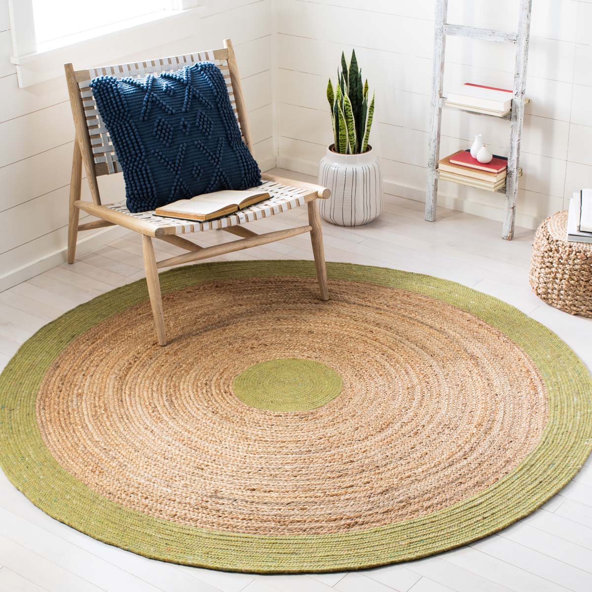 Safavieh Braided 910 Rug, BRD910 - Green / Natural