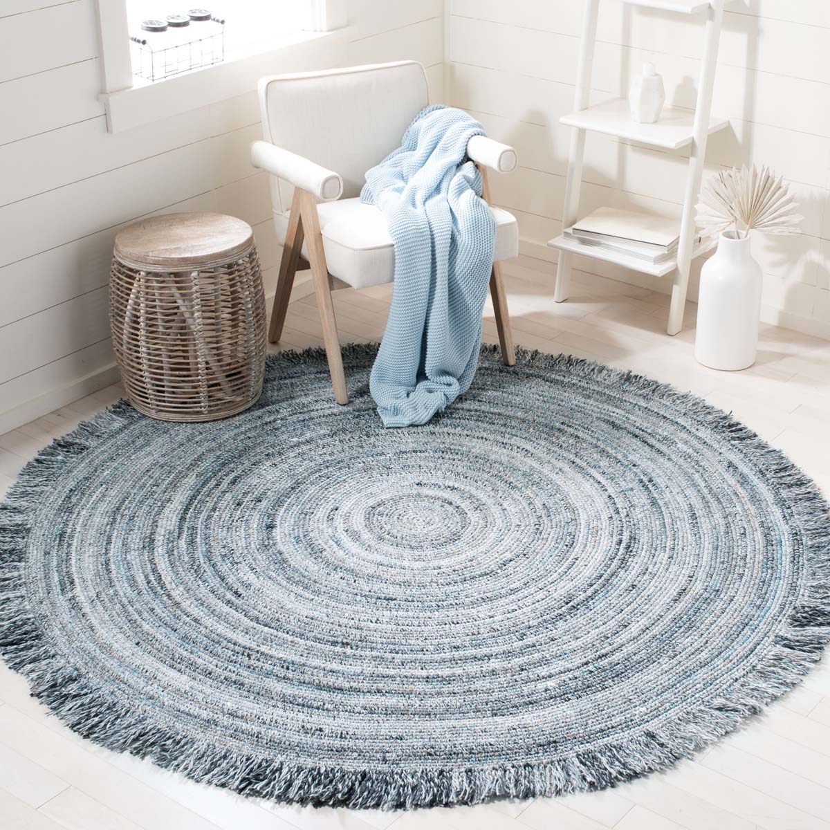 Safavieh Braided 950 Rug, BRD950 - Grey / Blue