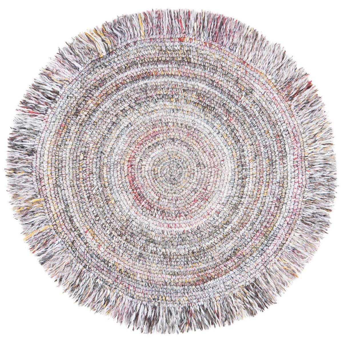 Safavieh Braided 950 Rug, BRD950 - Grey / Red