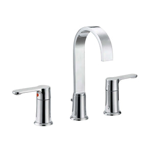 Safavieh Solea Placid Widespread Dual Handle Bathroom Faucet, BRF1053