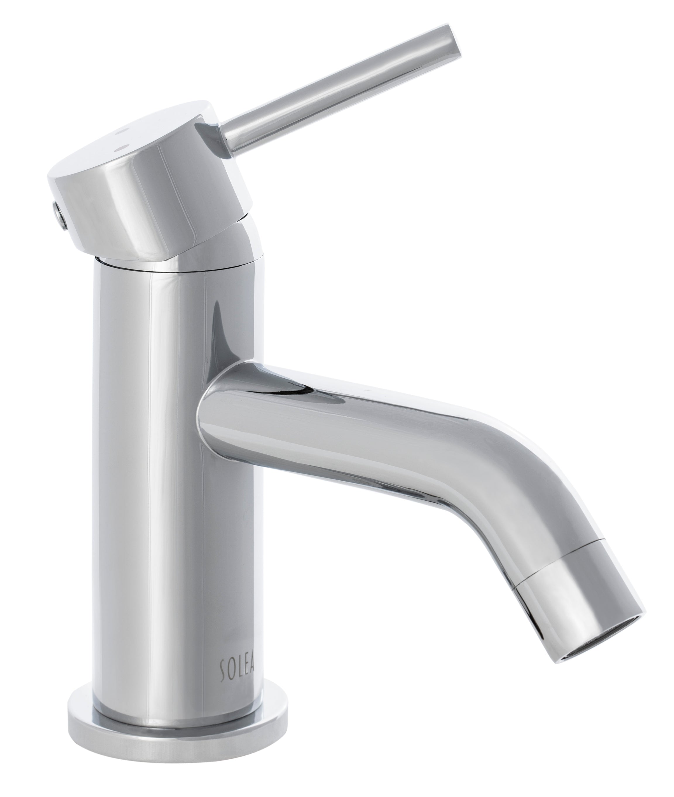 Solea Amity Single Handle 6 Inch Chrome 2.1X6.3X5.9 Bathroom Vessel Faucet - Chrome