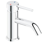 Solea Amity Single Handle 6 Inch Chrome 2.1X6.3X5.9 Bathroom Vessel Faucet - Chrome