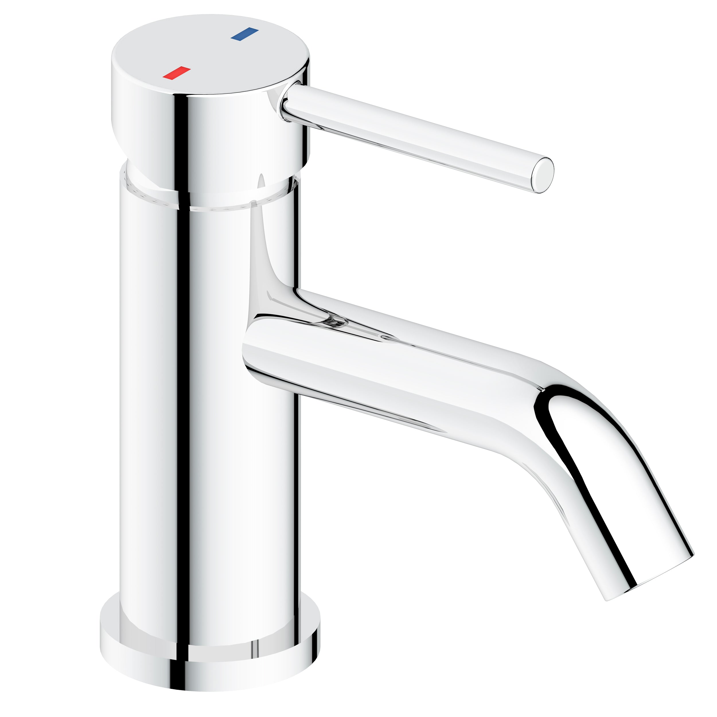 Solea Amity Single Handle 6 Inch Chrome 2.1X6.3X5.9 Bathroom Vessel Faucet - Chrome