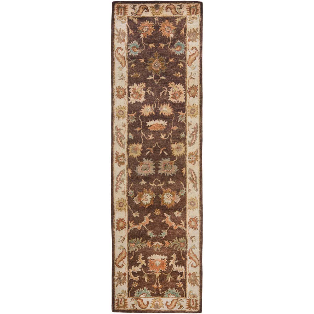 Safavieh Bergama 136 Rug, BRG136 - Brown / Ivory