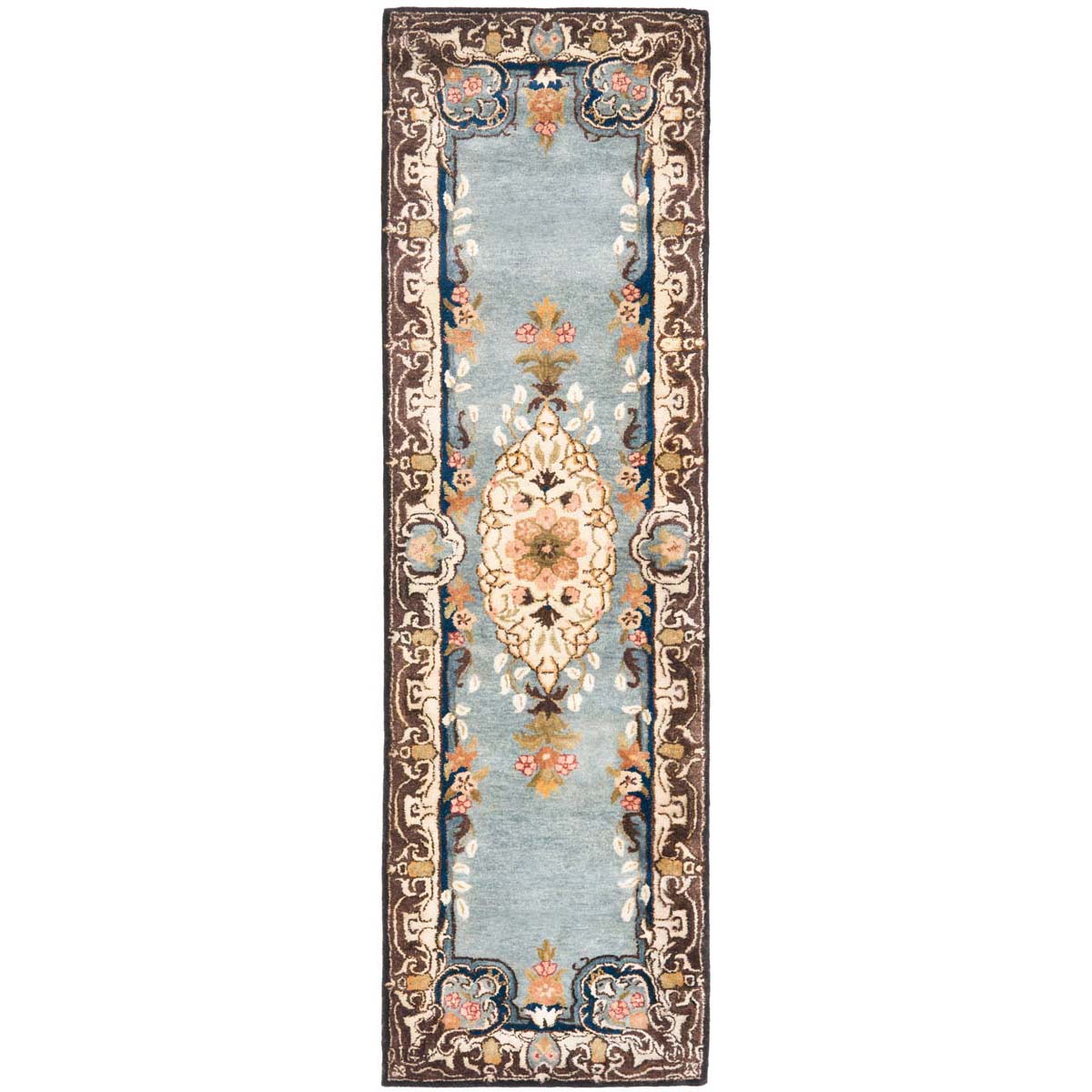 Safavieh Bergama 141 Rug, BRG141 - Light Blue / Ivory