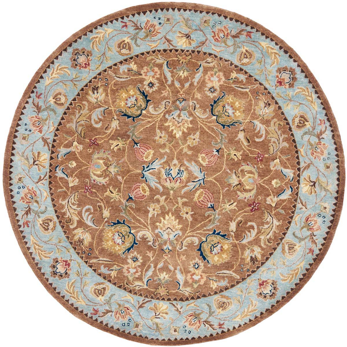 Safavieh Bergama 161 Rug, BRG161 - Brown / Blue