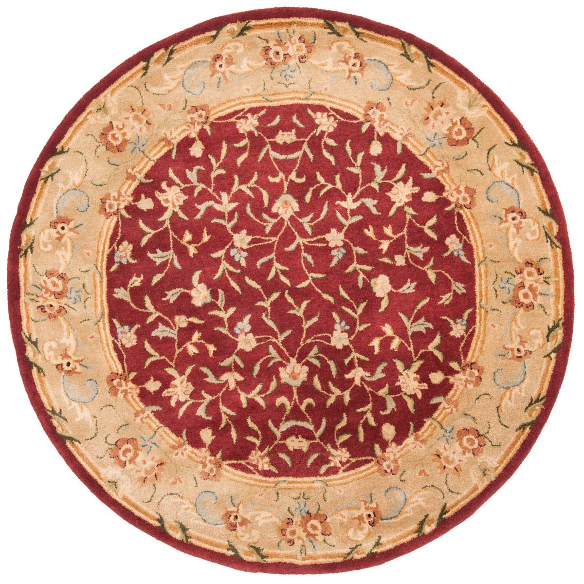 Safavieh Bergama 164 Rug, BRG164 - Red / Dark Beig
