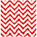 Safavieh Barcelona Shag 320 Rug, BSG320 - Ivory / Rust