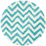 Safavieh Barcelona Shag 320 Rug, BSG320 - Ivory / Blue