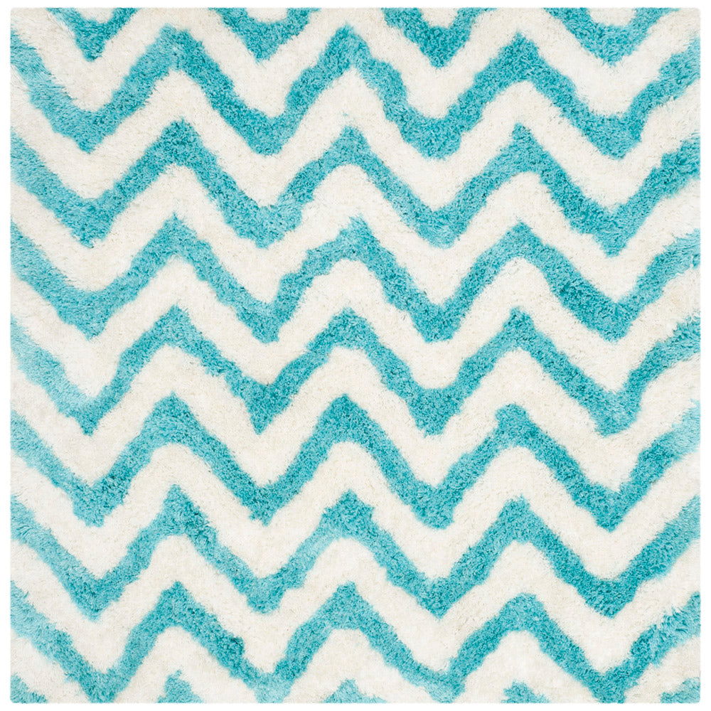 Safavieh Barcelona Shag 320 Rug, BSG320 - Ivory / Blue