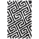 Safavieh Barcelona Shag 323 Rug, BSG323 - Graphite / Ivory