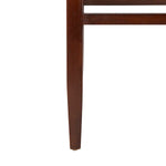 Safavieh Paxton Woven Leather Counter Stool , BST1003 - Cognac/Walnut Finish