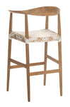 Safavieh Bandelier Barstool , BST1005 - Natural/White Leather