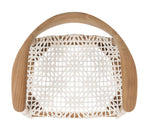 Safavieh Bandelier Barstool , BST1005 - Natural/White Leather