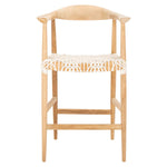 Safavieh Bandelier Counter Stool , BST1006 - Natural / White