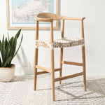 Safavieh Bandelier Counter Stool , BST1006 - Natural / White