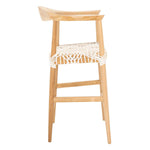 Safavieh Bandelier Counter Stool , BST1006 - Natural / White