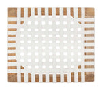 Safavieh Capri Counter Stool , BST1009 - Natural Teak/White Leather