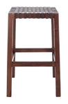 Safavieh Capri Counter Stool , BST1009 - Brown/Brown Leather