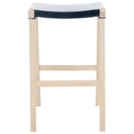 Safavieh Aariz Rectangle Barstool , BST1010 - Black / Natural