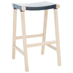 Safavieh Aariz Rectangle Barstool , BST1010 - Black / Natural