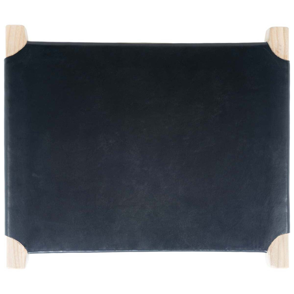 Safavieh Aariz Rectangle Barstool , BST1010 - Black / Natural