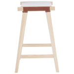 Safavieh Aariz Rectangle Barstool , BST1010 - Cognac / Natural