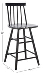Safavieh  May Wood Counter Stool , BST1405 - Black