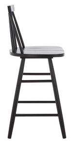 Safavieh  May Wood Counter Stool , BST1405 - Black