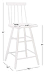 Safavieh  May Wood Counter Stool , BST1405 - White
