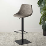 Safavieh Kynlee Gas Lift Barstool , BST3016 - Grey / Black